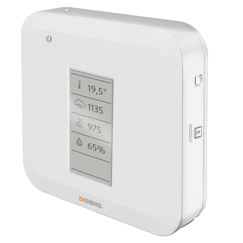 Sensore di CO2, Composti Organici Volatili (VOC), Temperatura, Umidità e Luce - Alim. 5 ÷ 12 VDC - Uscita RS485 ModBUS RTU