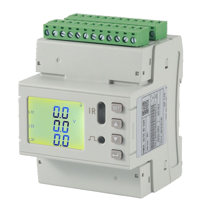 Multi-channel Power Meter comprising 4 groups of 3 CTs of 100 A
